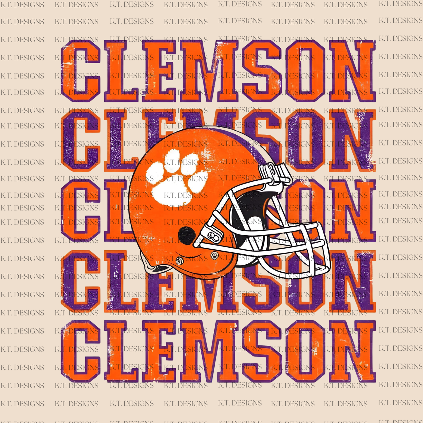 Clemson Orange & Purple
