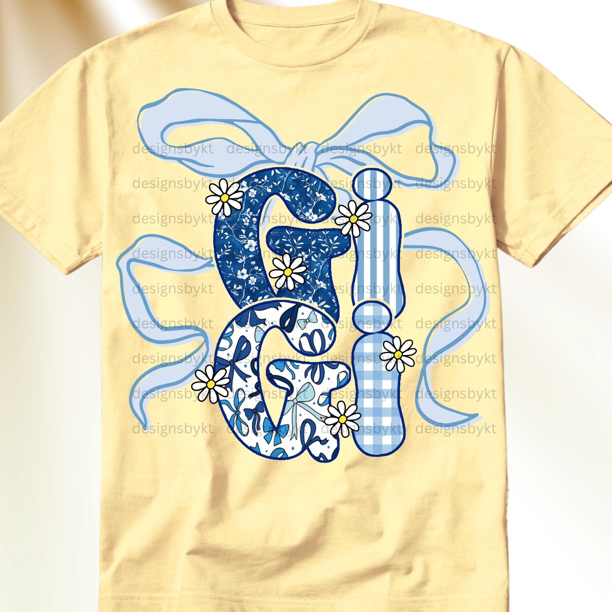 Blue Floral Gigi|Nana|Mimi