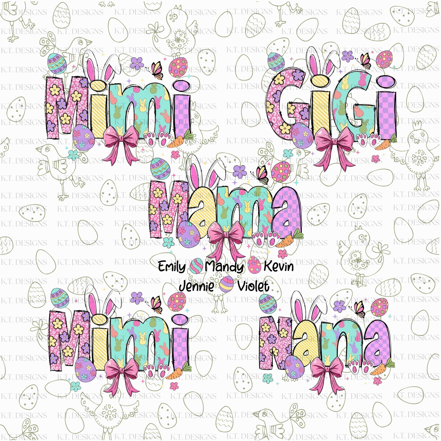 Easter Name Transfer