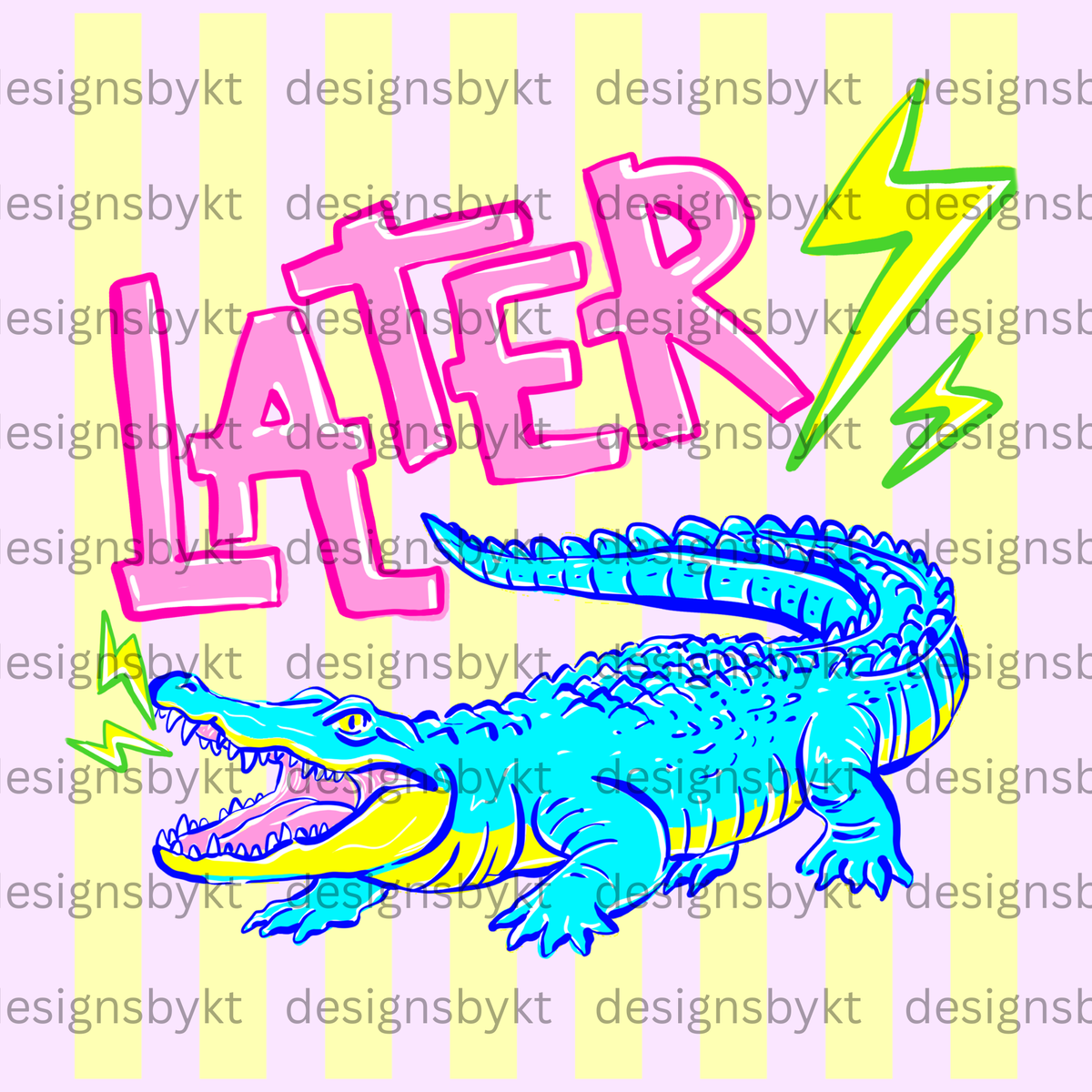 Blue Later Gator