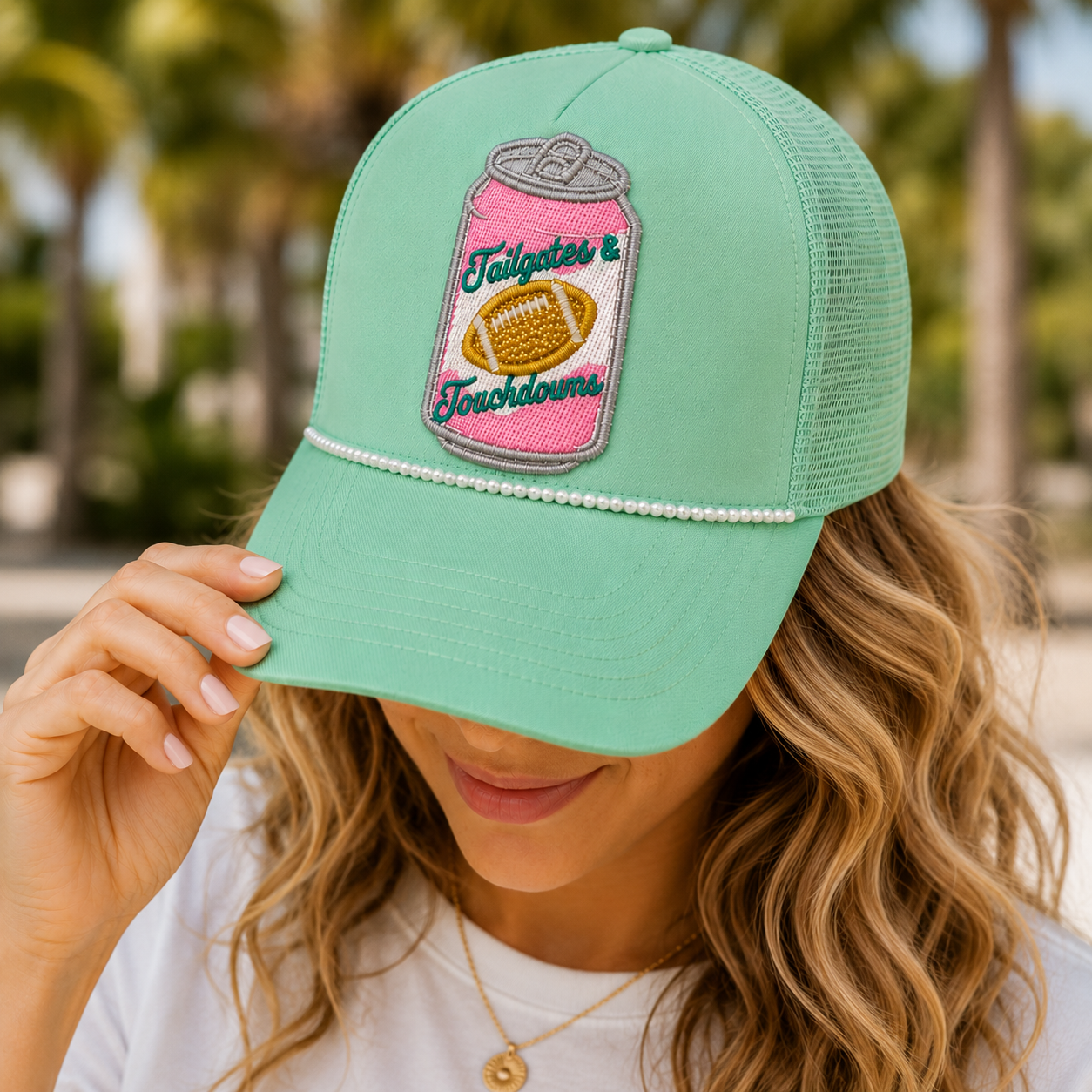 Tailgates and Touchdowns Cap