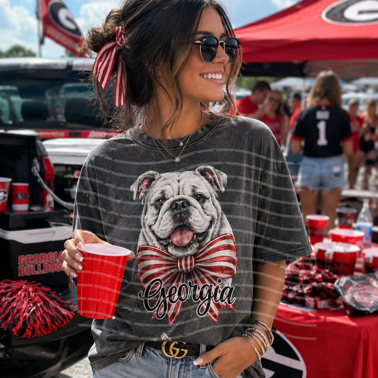 Bow Tie Dawgs Tee