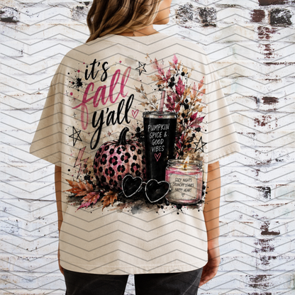 Pink&Black Fall Tee