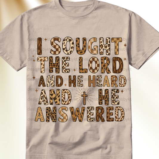 I Sought The Lord