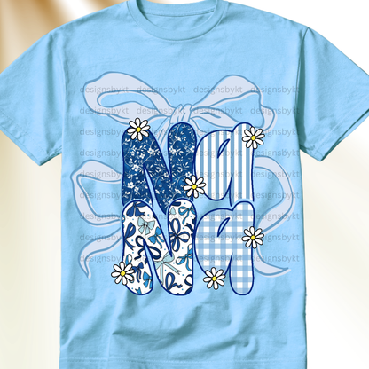 Blue Floral Gigi|Nana|Mimi