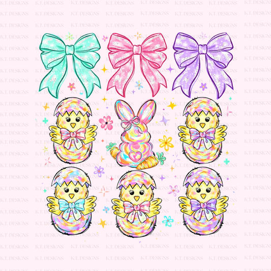 Easter Chicks Transfer