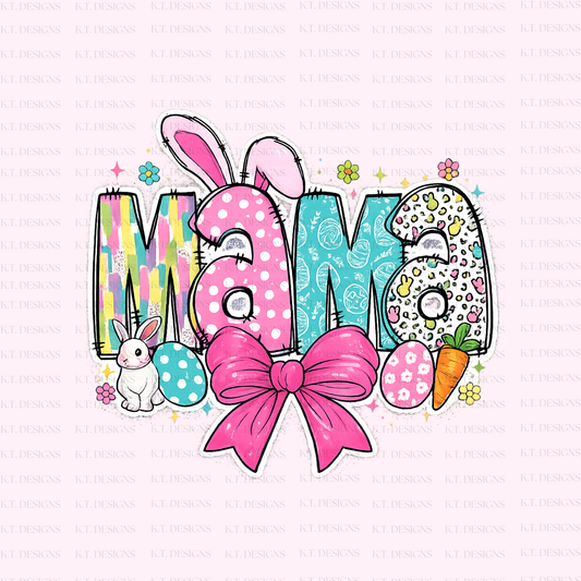 Cute MAMA Easter Transfer