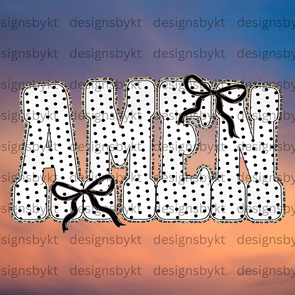 Polka Dot Amen