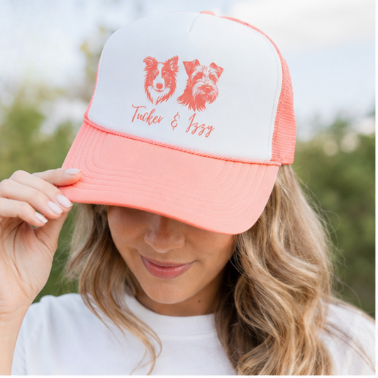 Furry Friend Coral Cap