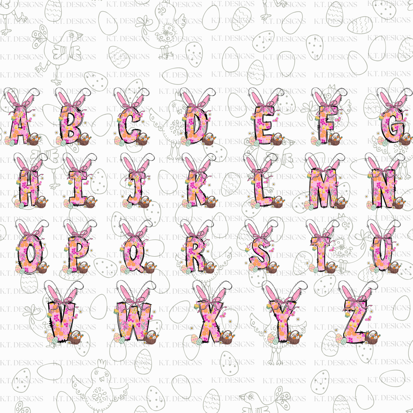 Personalized Easter Transfer