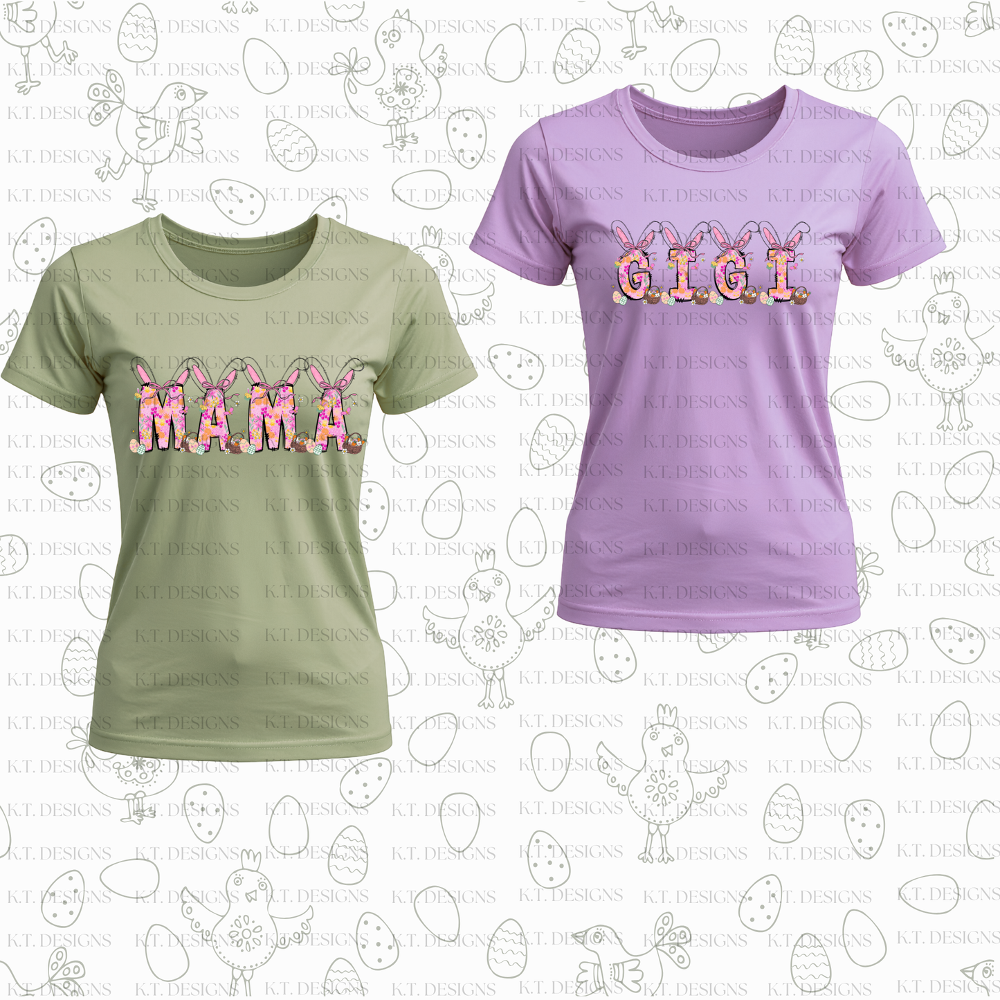 Personalized Easter Transfer