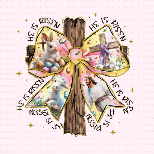 Risen Cross Easter Transfer