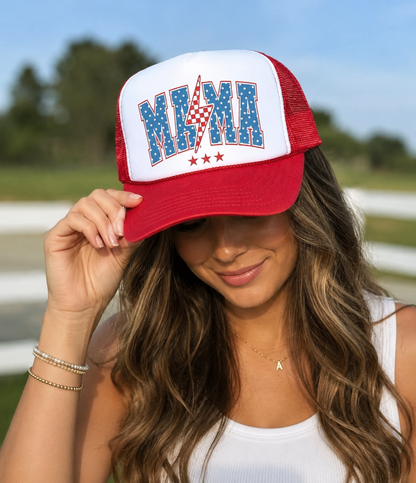 4th of July Mama Cap