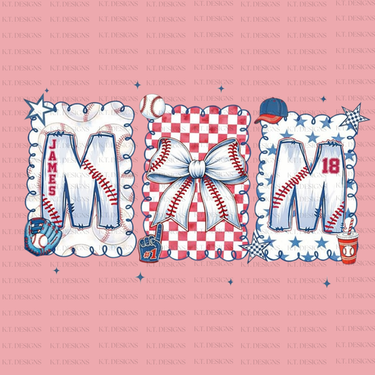 Personalized Baseball Mom