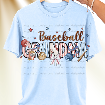 Basebal Grandma|Mimi|Nana|Gigi