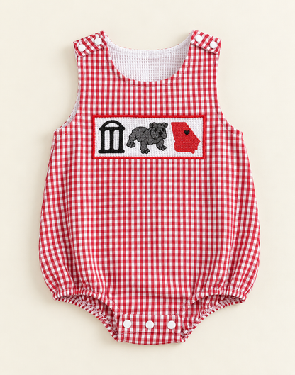 Red Gingham Game Day Outfit GA