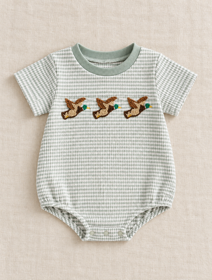 Baby Boy Duck Bubble Romper