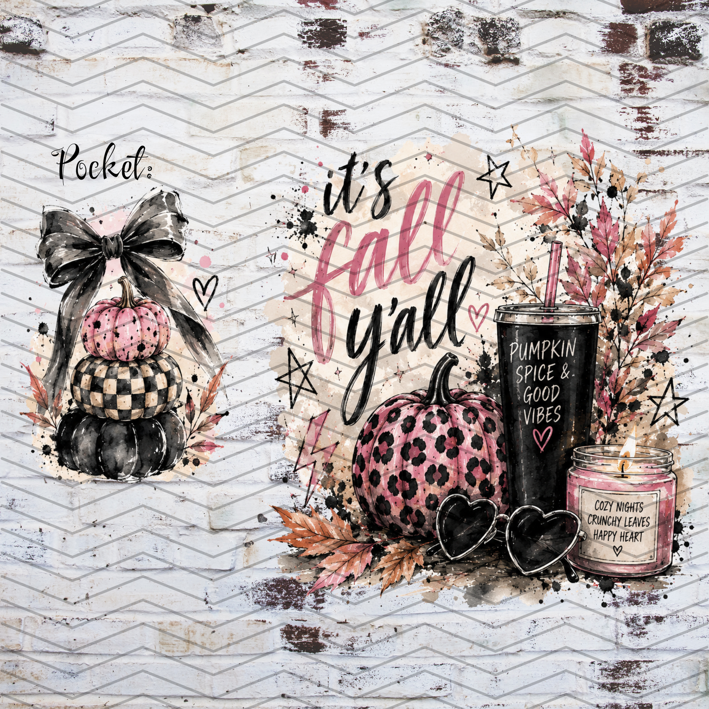 Pink&Black Fall Tee