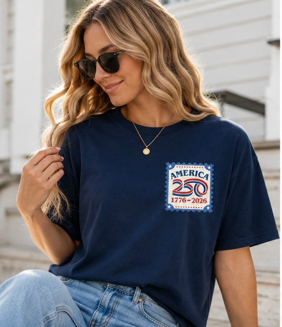 USA Postage Stamp Tee