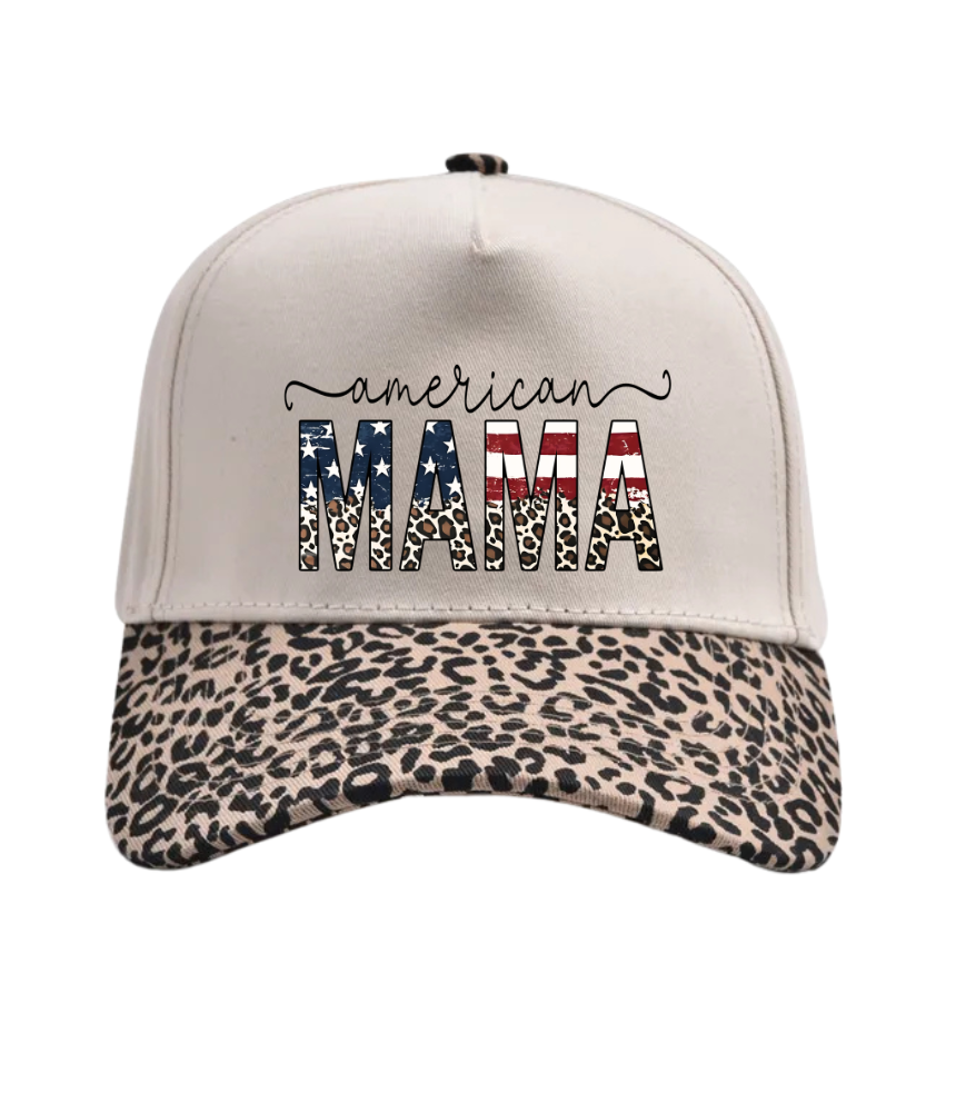 American Mama Cheetah Cap