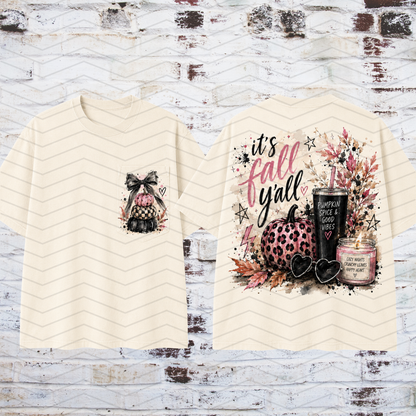 Pink&Black Fall Tee