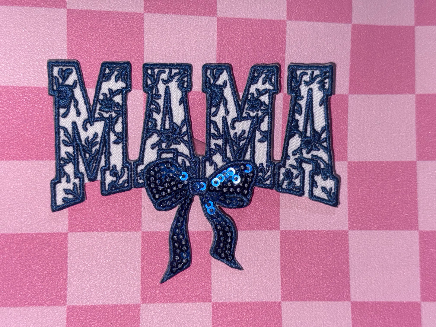 Mama w/Blue Bow
