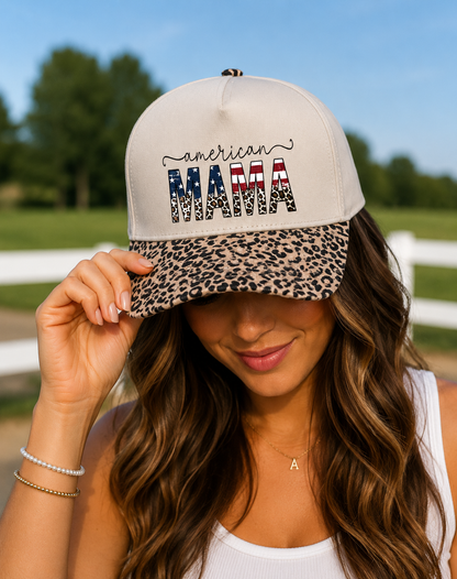 American Mama Cheetah Cap