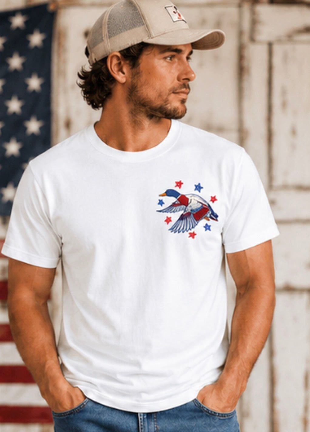 Mallard & Stars Tee
