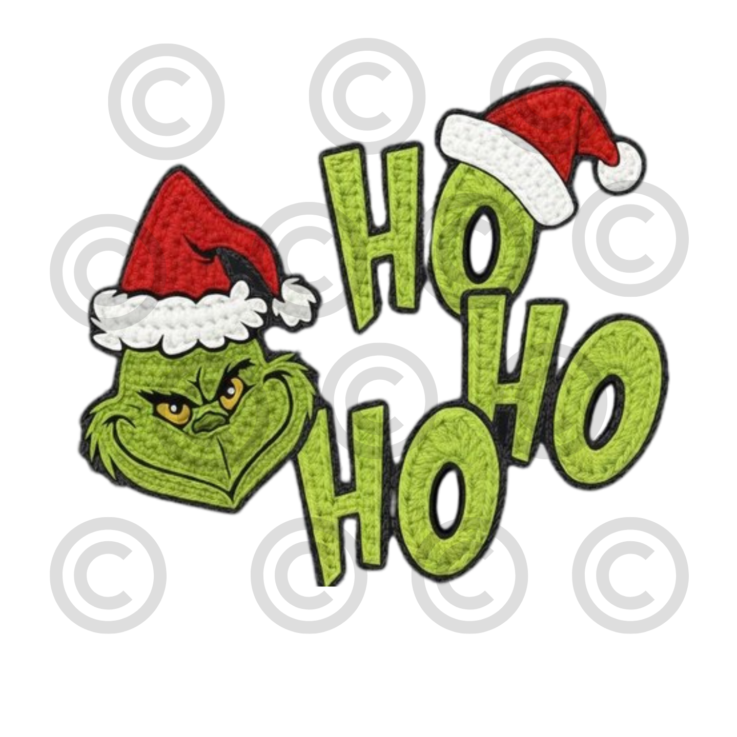 Ho Ho Ho Grinch Heat Transfer