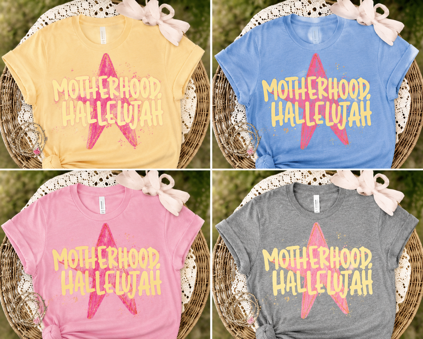 Motherhood Hallelujah Tee