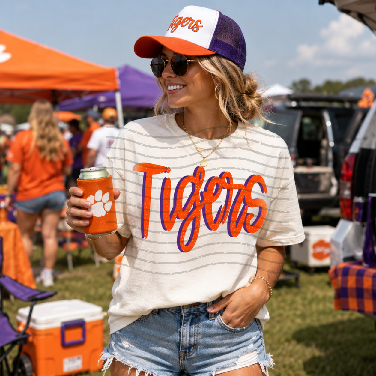 Clemson Tee Front/Back