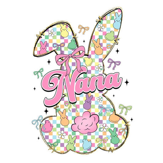 Bunny Name Easter Transfer